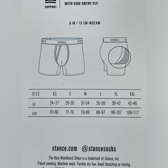 Stance Butter Blend Boxer Brief ‘Black’ (size mens S, M & XL) - Picture 6 of 11